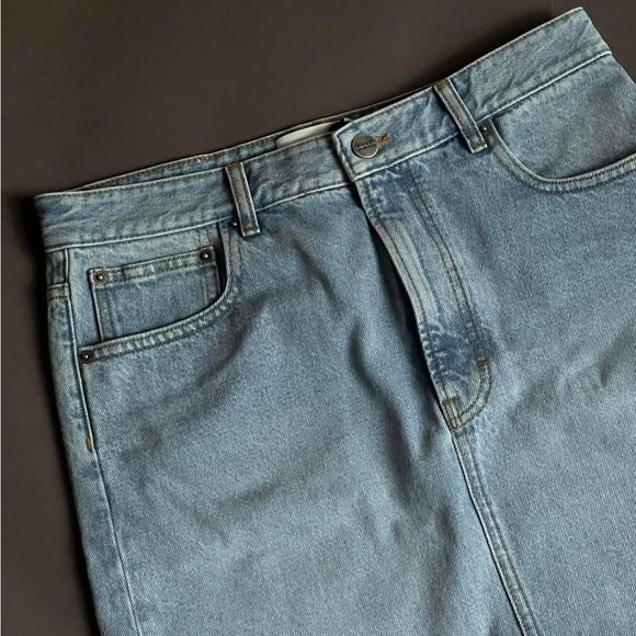 CM292 - Coach Long Denim Skirt - Picture 5 of 11